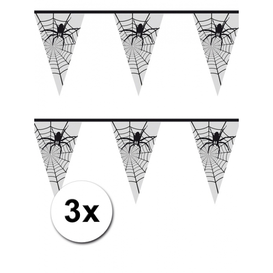 3x Slinger met spinnen 6 meter