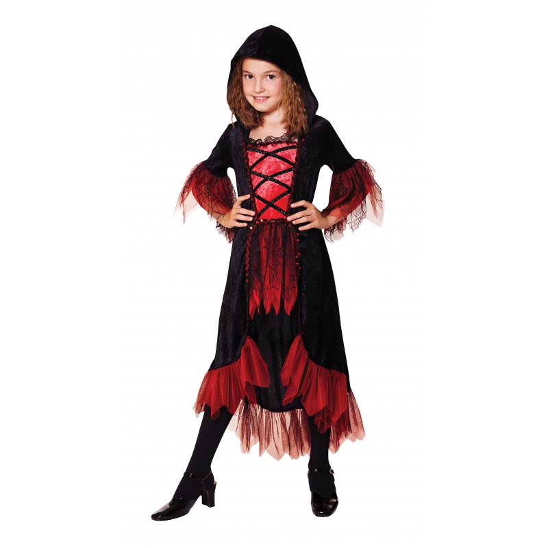 Carnavalskleding vampier jurk Bella voor meisjes