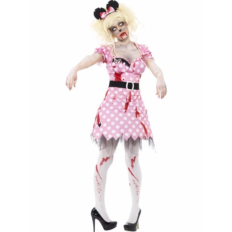 Carnavalskleding zombie Minnie outfit