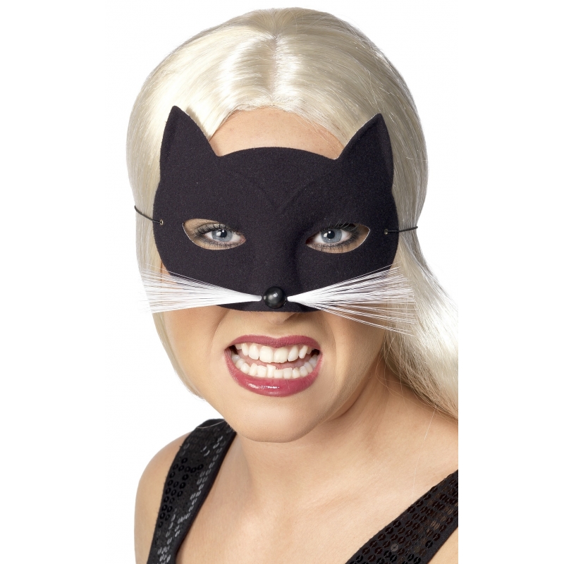 Catwoman oog masker zwart