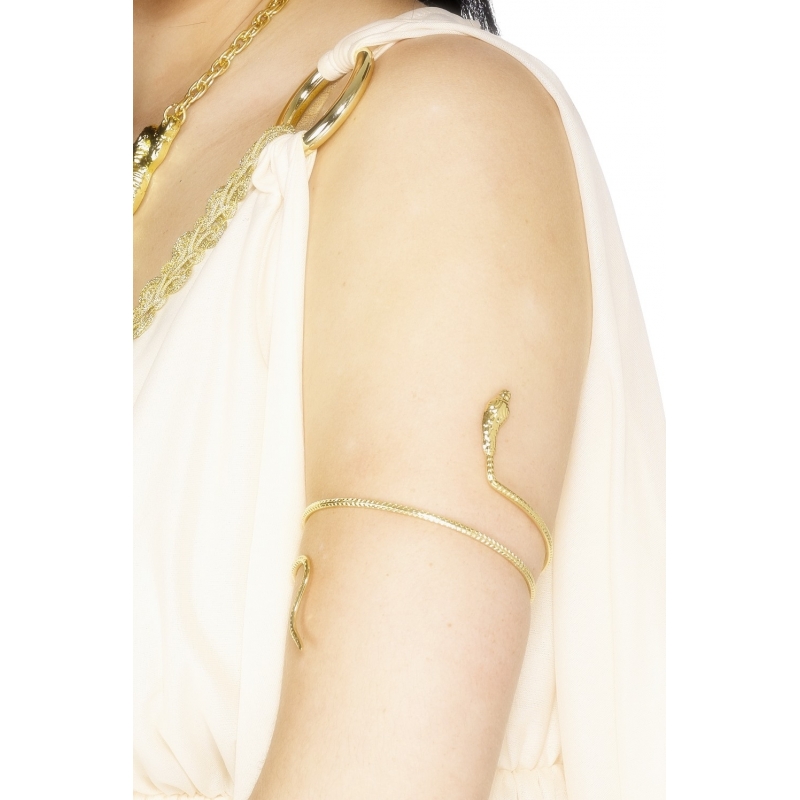 Gouden slangen bovenarm armband