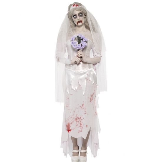 Horror bruid kostuum