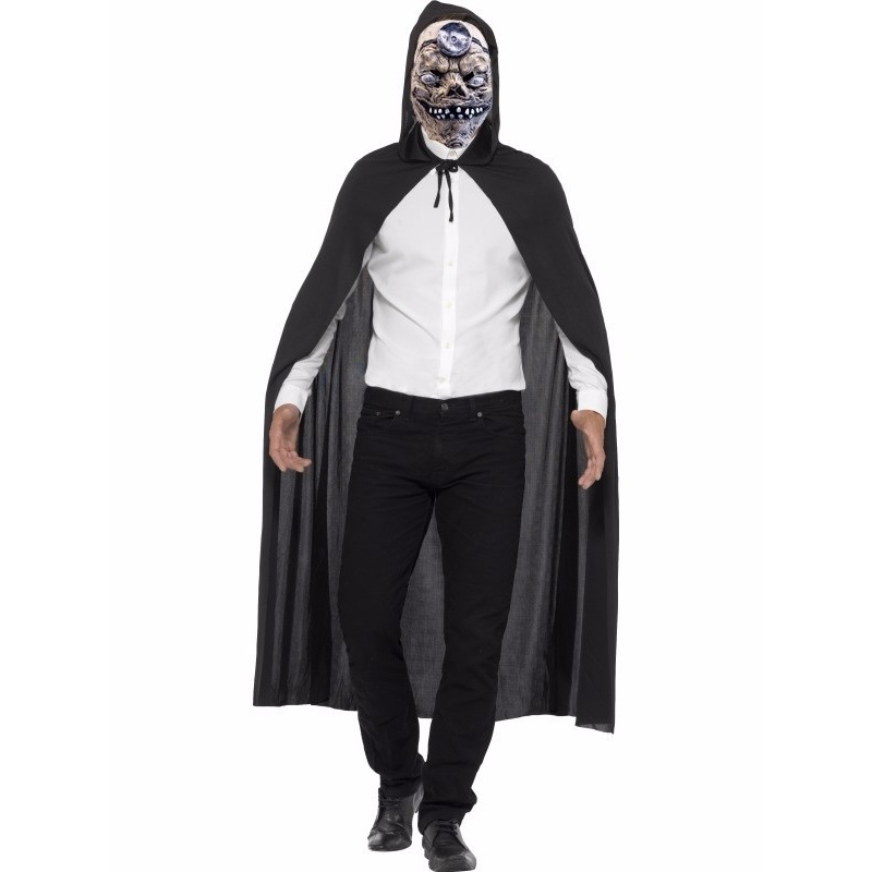 Horror cape met enge dokter masker
