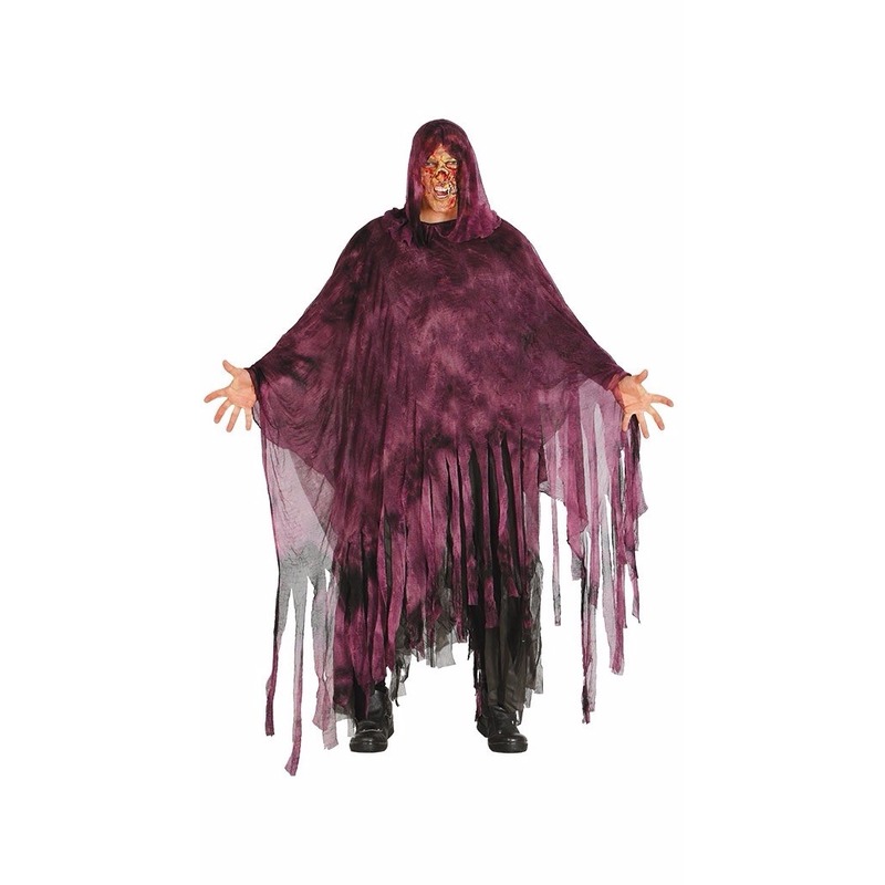 Horror duistere man kostuum paars