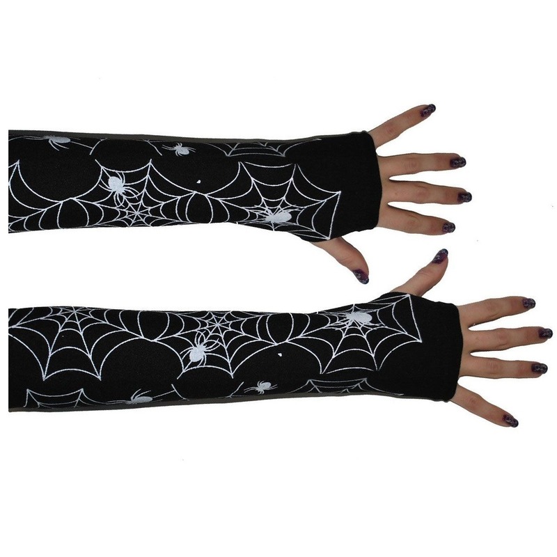 Spinnenweb handschoen