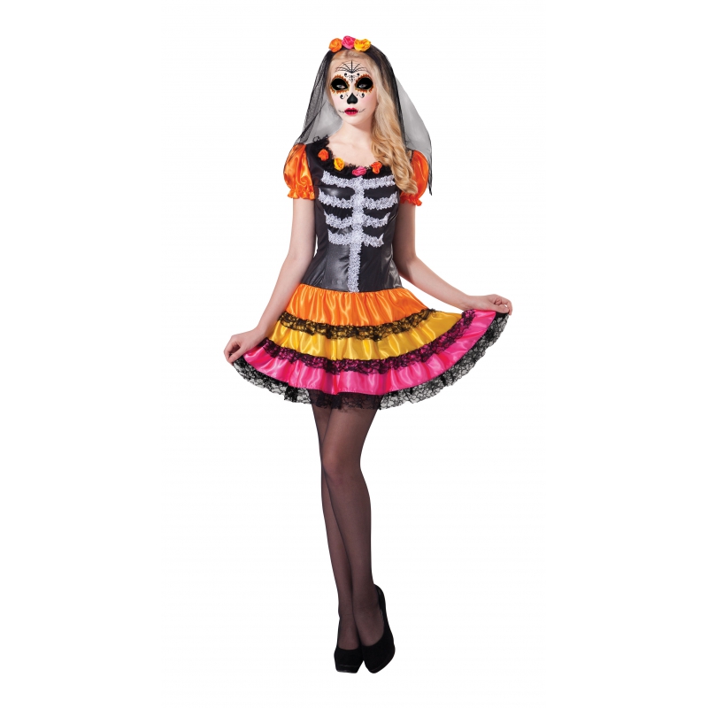 Verkleed Day of the Dead outfit Rosita