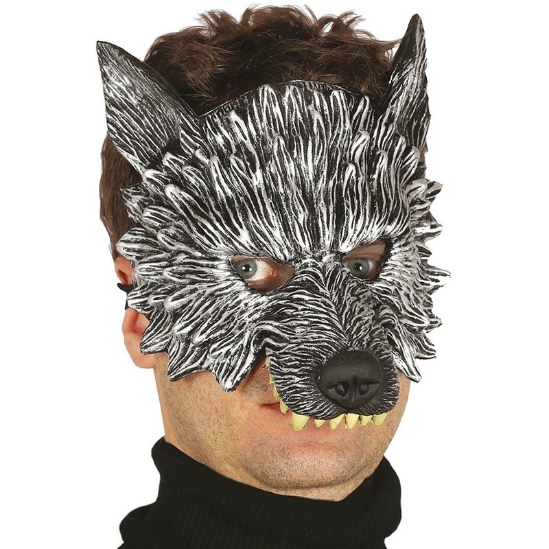 Wolf/wolven horror masker van foam
