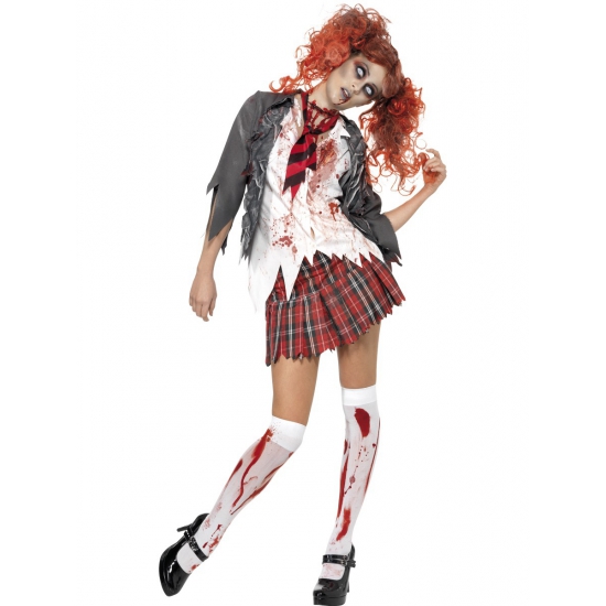 Zombie verkleedkleding voor dames
