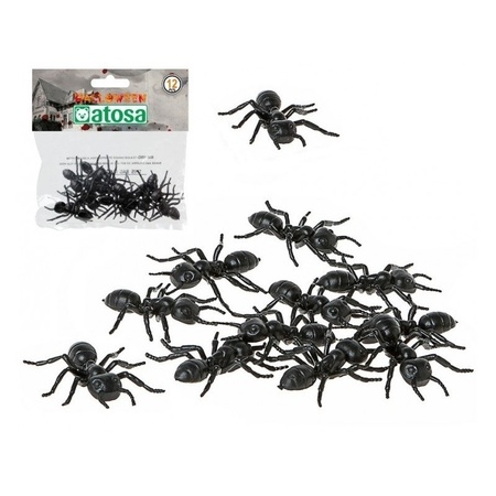12x Horror decoration ants plastic