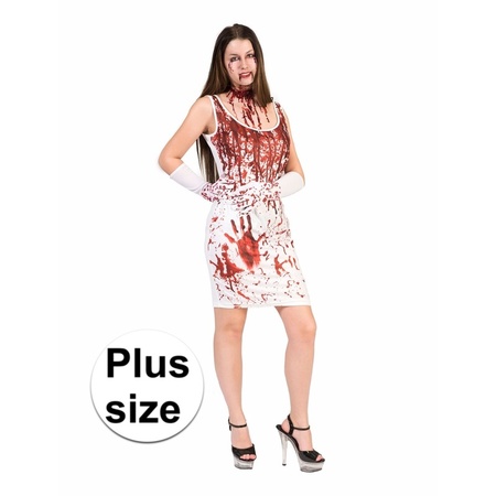 Grote maten bloederige horror jurk