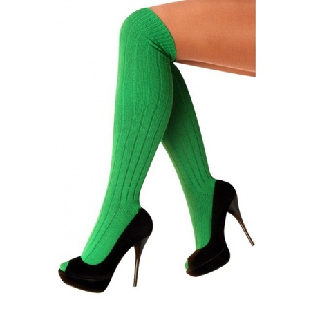 Green knee socks size 41-47