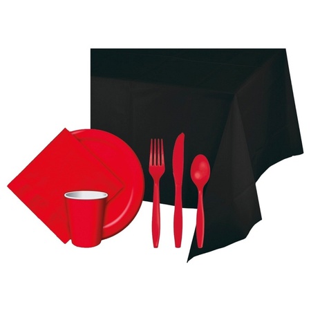 Halloween party package black/red