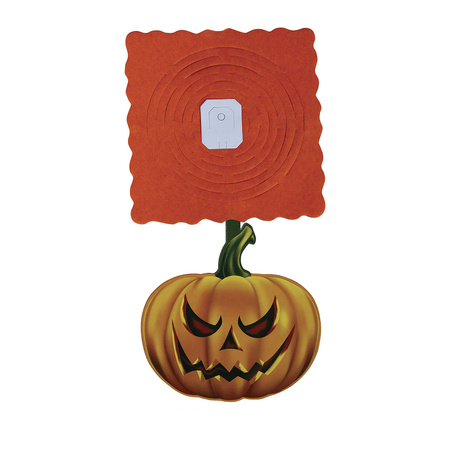 Halloween/horror thema feestslinger - boze pompoen - papier - 200 cm - feest versiering