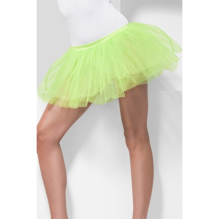 Witch dress up accessory tutu skirt neon green ladies