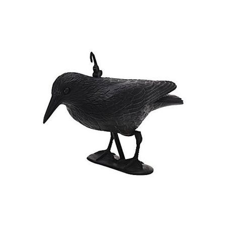 Black decorative raven 35 cm