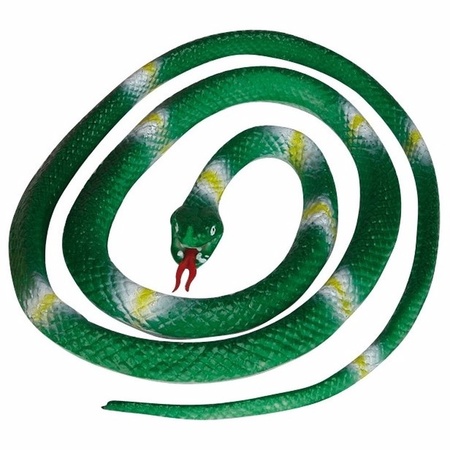 Rubberen slang groen 140 cm