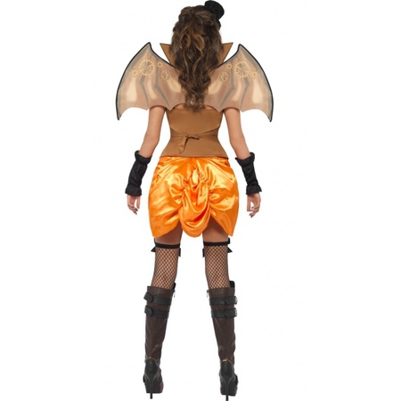 Sexy steampunk vleermuis outfit dames