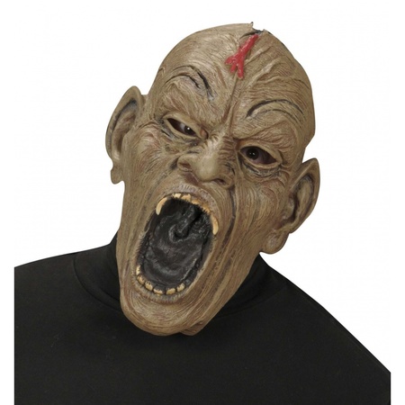 Zombie mask with open mouth for adults