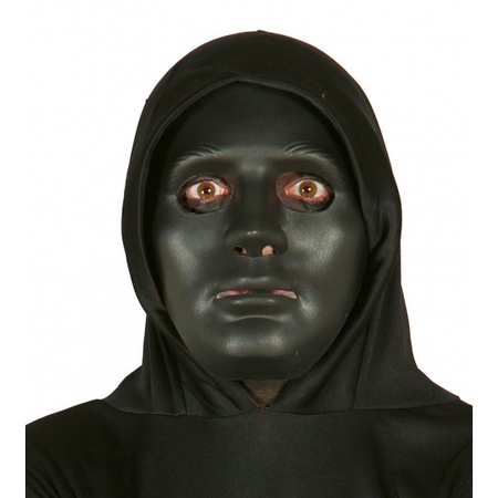 Black plain mask