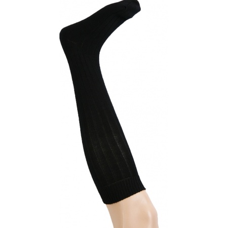 Zwarte lange sokken maat 41-47